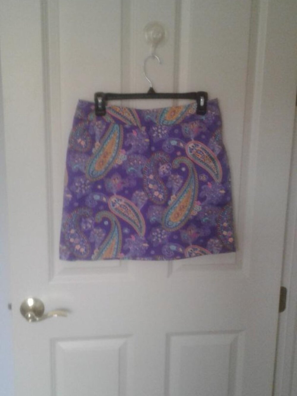 Loudmouth Purple paisley skort size 6